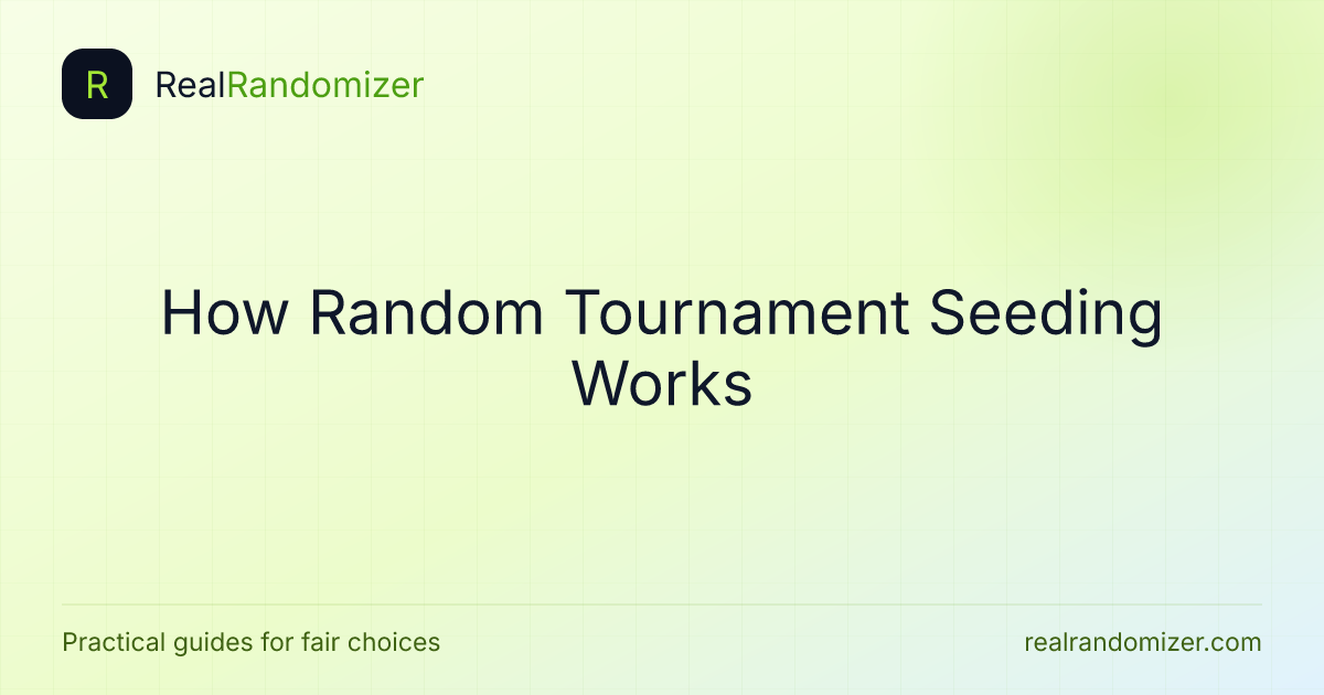 How Random Tournament Seeding Works featured image