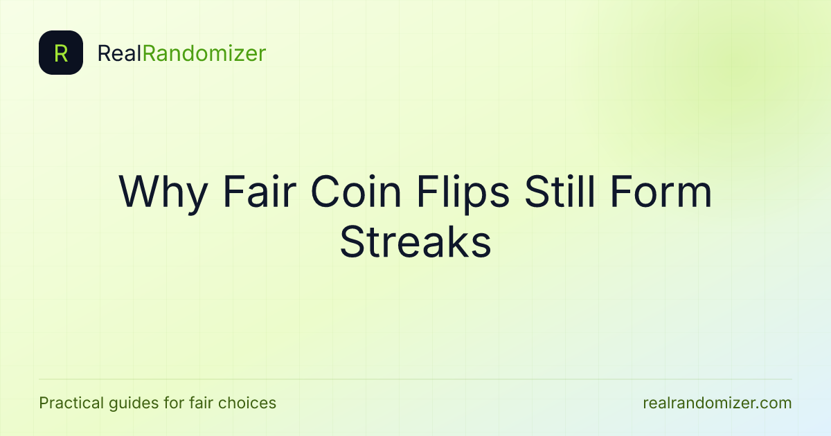 Why Fair Coin Flips Still Form Streaks featured image